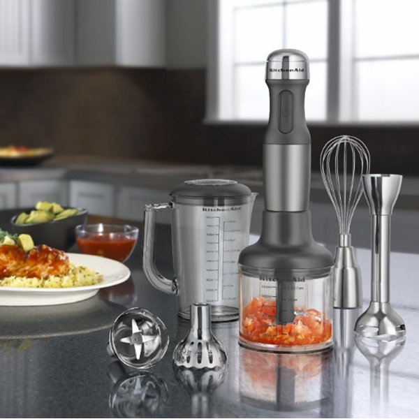 kitchen aid immersion blender set